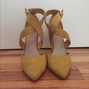 Mustard Yellow Heels